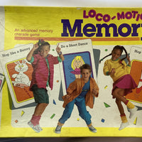 Loco Motion Memory Game - 1986 - Milton Bradley - Very Good Condition