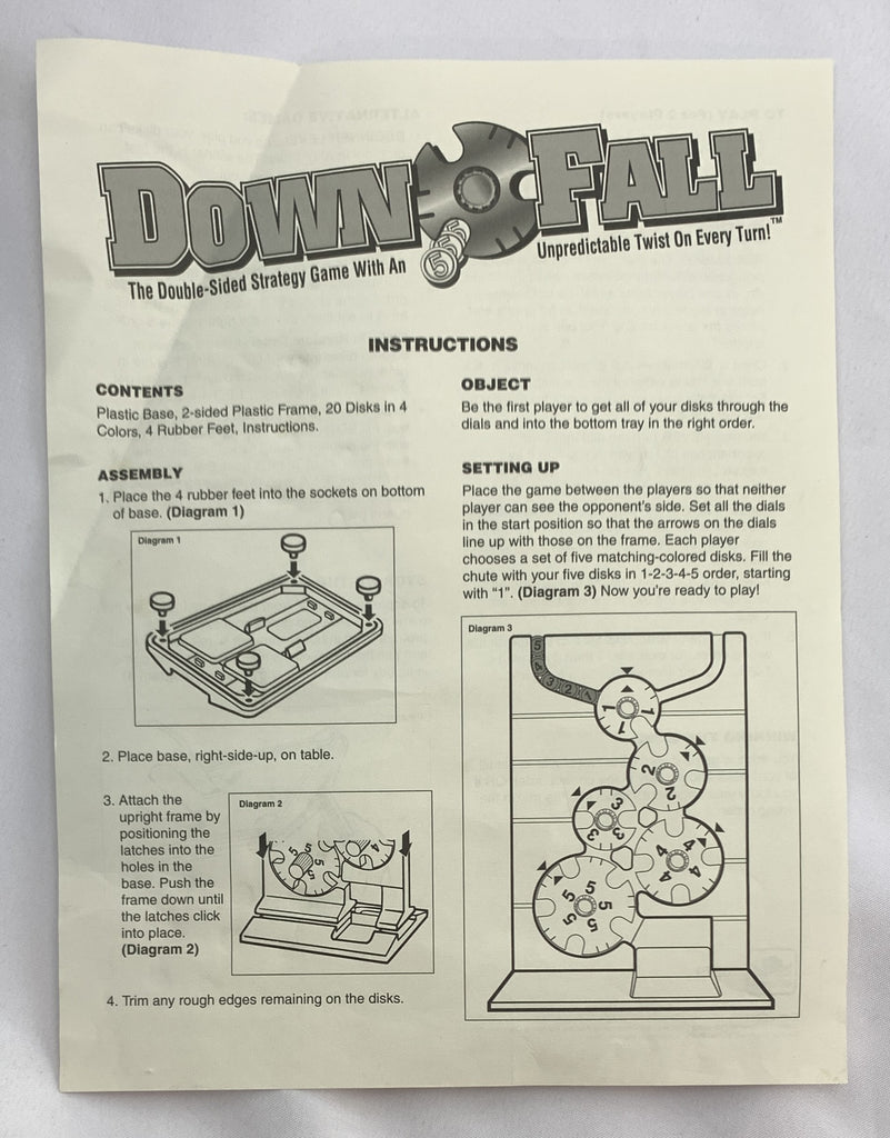 Downfall Math Game Downfall Game - 1994 - Golden - Great Condition | Mandi's Attic Toys