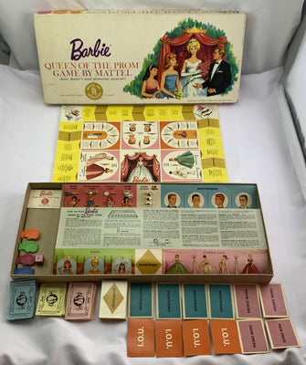 Barbie Queen of the Prom Game - 1963 - Mattel - Great Condition