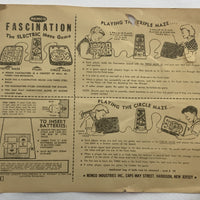 Fascination Game Electric Maze Game - 1968 - Remco - Very Good Condition