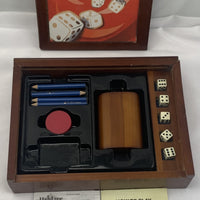 Yahtzee Bookshelf Edition Wood Bookshelf - 2005 - Milton Bradley - Great Condition