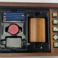 Yahtzee Bookshelf Edition Wood Bookshelf - 2005 - Milton Bradley - Great Condition
