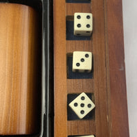 Yahtzee Bookshelf Edition Wood Bookshelf - 2005 - Milton Bradley - Great Condition