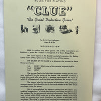 Clue Board Game Vintage Edition Linen Box - 2015 - Winning Solutions - Like New