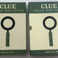 Clue Board Game Vintage Edition Linen Box - 2015 - Winning Solutions - Like New