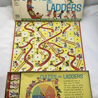 Chutes and Ladders Game - 1974 - Milton Bradley - Very Good Condition