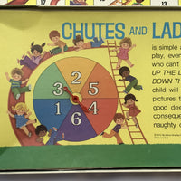 Chutes and Ladders Game - 1974 - Milton Bradley - Very Good Condition