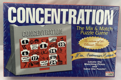 Concentration Game 40th Anniversary Edition - 1998 - Endless Games - New/Sealed