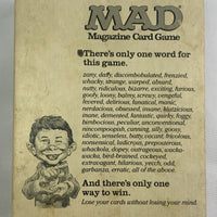 Mad Magazine Card Game - 1979 - Parker Brothers - Great Condition