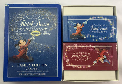 Trivial Pursuit: Disney Family Edition Card Set - 1986 - Great Condition