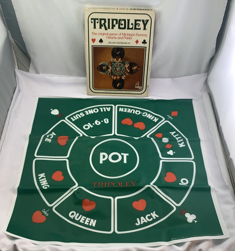 Tripoley Deluxe Game - 1968 - Cadaco - Great Condition | Mandi's