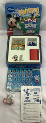 Mickey Mouse Clubhouse Yahtzee Jr. Memory Game - 2008 - Hasbro - Great Condition