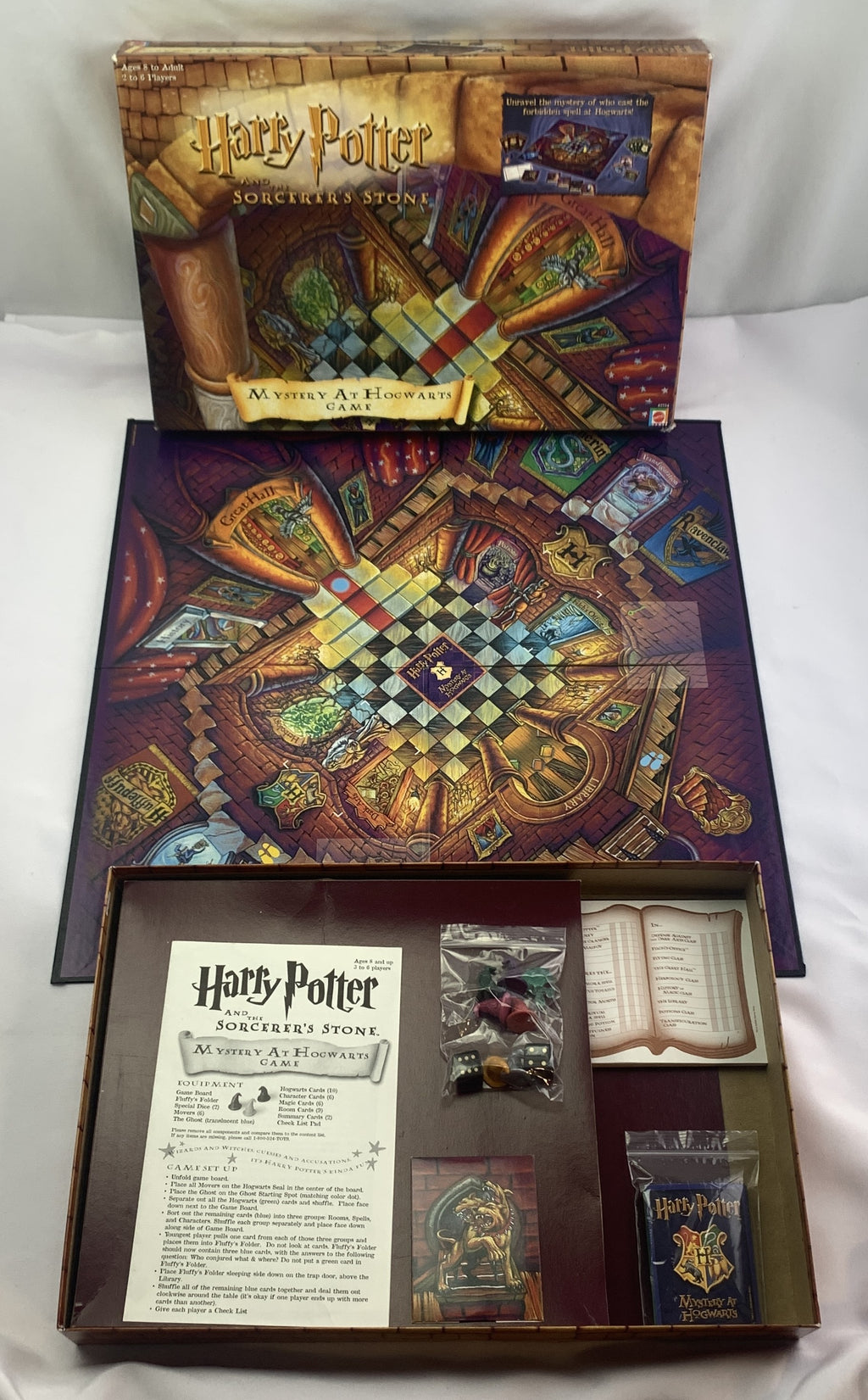 Harry Potter Sorcerer's Stone Mystery At Hogwarts - 2000 - Mattel - Great Condition