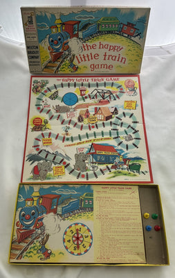 Happy Little Train Game - 1957 - Milton Bradley - Great Condition