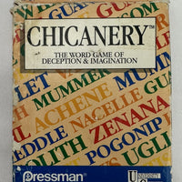 Chicanery Card Game - 1987 - Pressman - Good Condition