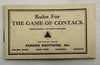 Contack Game - 1939 - Parker Brothers - Good Condition