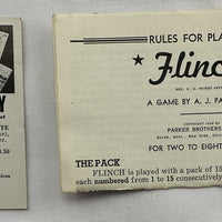 Flinch Game - 1938 - Parker Brothers - Good Condition