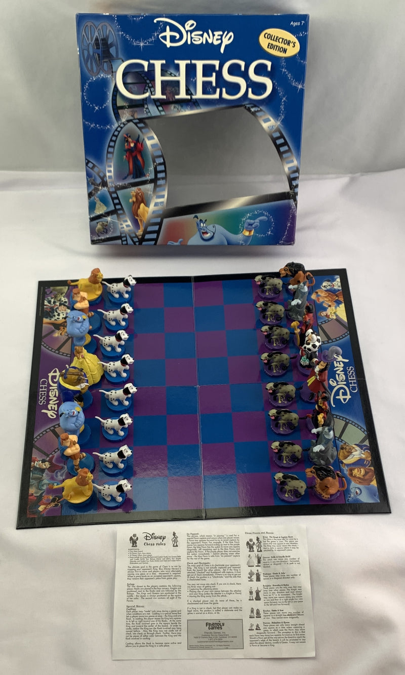 Disney Chess Set Heroes and Villains - 2004 - Hasbro - Great