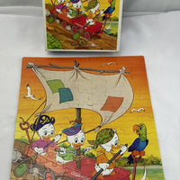 Disney Huey, Dewey, & Louie 100 Pc Puzzle - 1983 - Golden - Very Good Condition