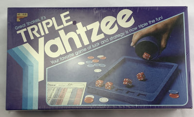Triple Yahtzee Game - 1991 - Milton Bradley - New