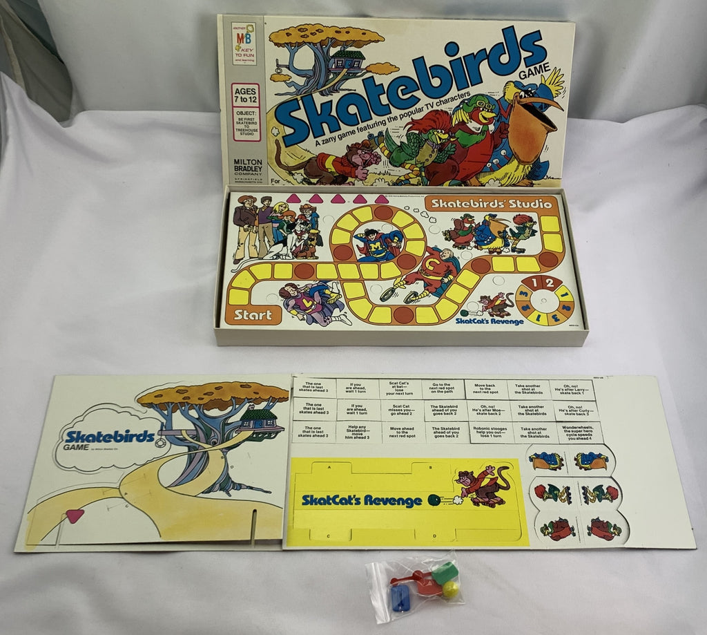 Skatebirds Game - 1978 - Milton Bradley - New Old Stock Unpunched