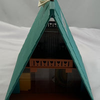 1974 Fisher Price Little A Frame House #990 - 1974 - Very Good Condition