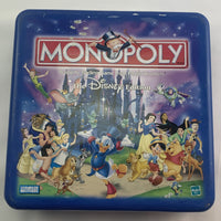 Disney Monopoly Game in Tin - 2001 - Parker Brothers - Great Condition