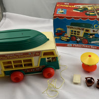 Fisher Price Little People Play Family Camper #994 - 1972 - Very Good Condition