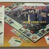 New York City Monopoly Board Game - 2001 - USAopoly - Very Good Condition