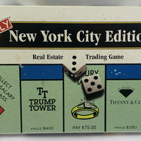 New York City Monopoly Board Game - 1996 - USAopoly - Very Good Condition