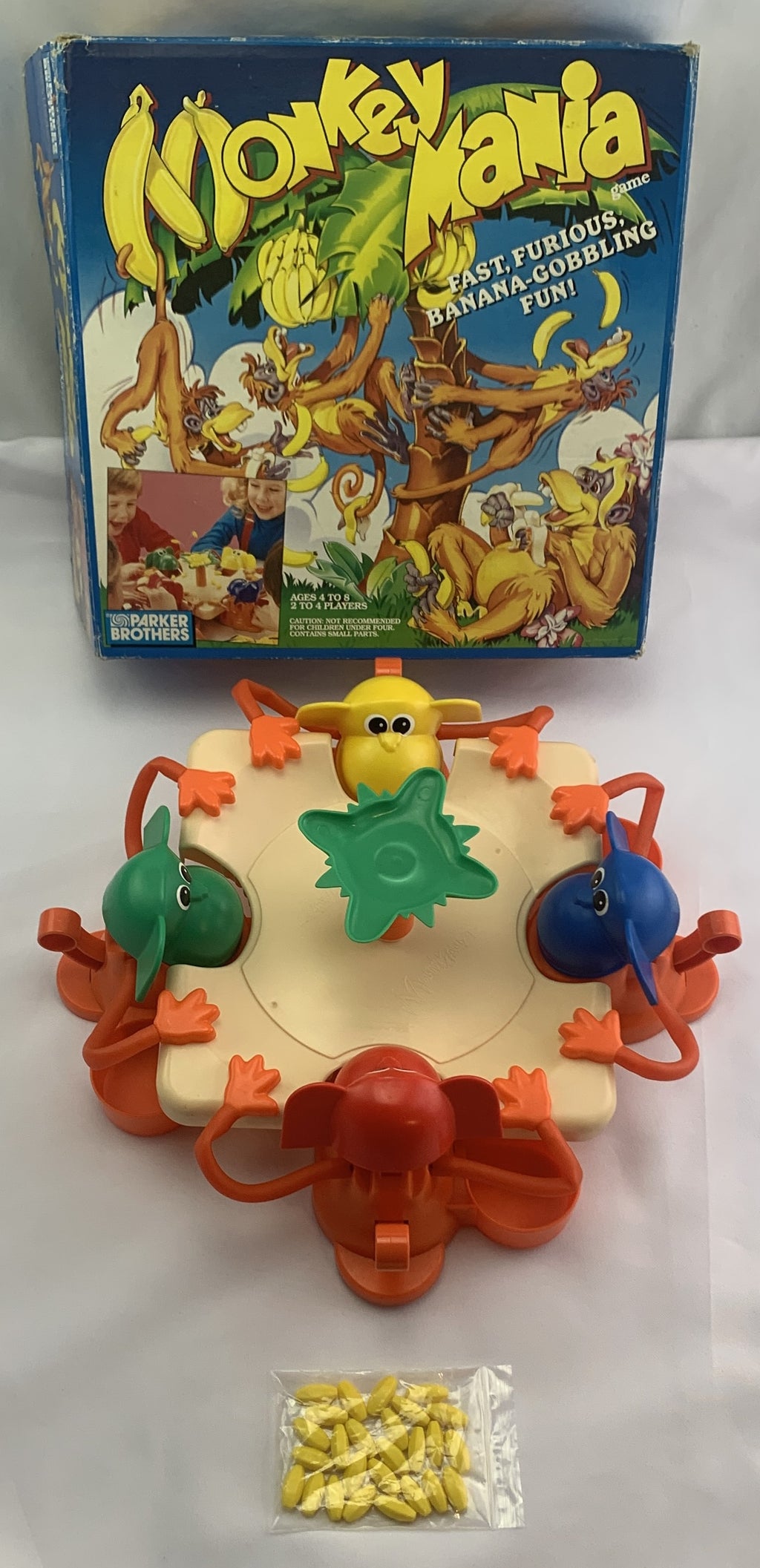 Monkey Mania Game - 1989 - Parker Brothers - Very Good Condition