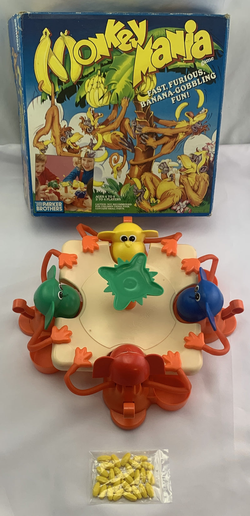 Monkey Mania Game - 1989 - Parker Brothers - Very Good Condition