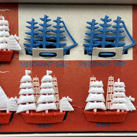 Broadside Game - 1962 - Milton Bradley - Good Condition