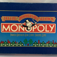 Deluxe Monopoly Game - 1984 - Parker Brothers - Very Good Condition