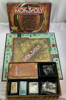 Lord of the Rings Trilogy Monopoly - 2003 - Parker Brothers - New Old Stock