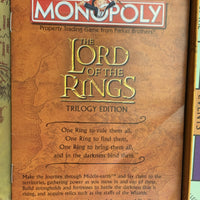 Lord of the Rings Trilogy Monopoly - 2003 - Parker Brothers - Good Condition