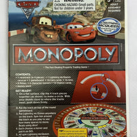 Monopoly Disney Cars Game - 2011 - Parker Brothers - Great Condition