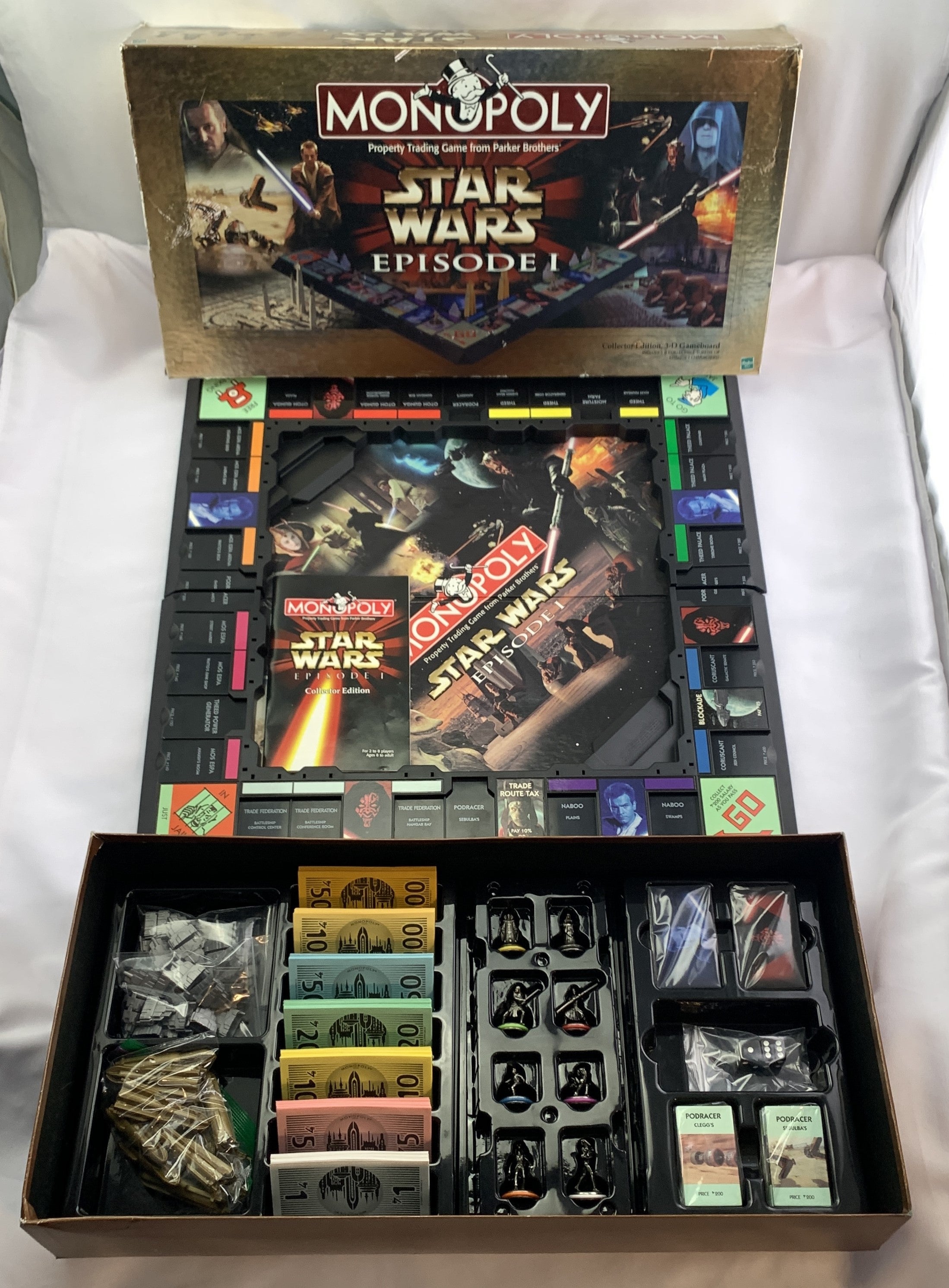 【限定】MONOPOLY  〜STAR WARS  EPISODE Ⅰ 〜 Monopoly Star Wars Episode 1 Collectors Edition 1999 New