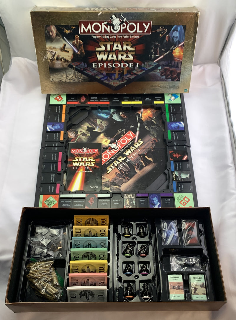 Star Wars Monopoly Episode 1 Edition - 1999 - Hasbro - Great
