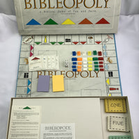 Bibleopoly Game - 1991 - Late for the Sky - Great Condition