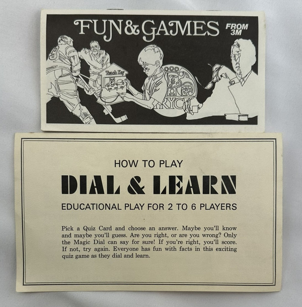 Dialling Game Playing Dial & Learn Game - 1969 - 3M - Very Good Condition | Mandi's Attic Toys