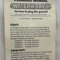 Waterworks Game - 1972 - Parker Brothers - Great Condition
