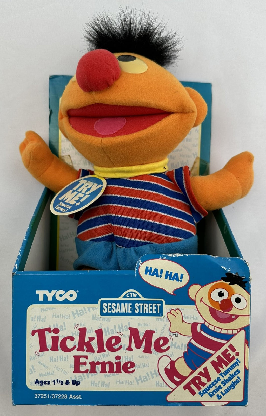 PELUCHE TYCO TICKLE Me Ernie Sesame Street 37251/37228 EUR 99,00 PELUCHE TYCO TICKLE Me Ernie Sesame Street 37251/37228 EUR 99,00