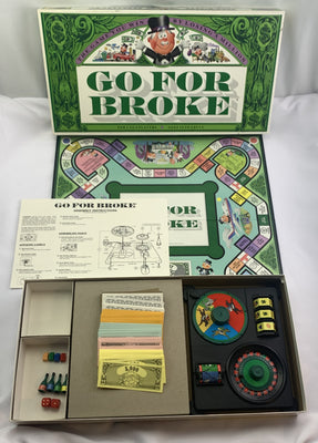 Go For Broke Board Game - 1992 - Selchow & Righter - Great Condition