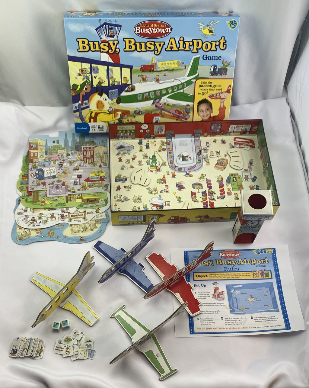 Richard Scarry's Busytown: Busy, Busy Airport Game - 2011 - Great Condition