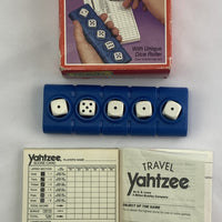 Travel Yahtzee Game - 1989 - Milton Bradley - Great Condition