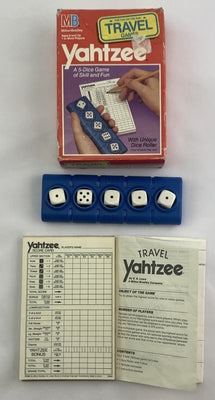 Travel Yahtzee Game - 1989 - Milton Bradley - Great Condition