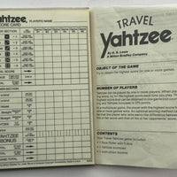 Travel Yahtzee Game - 1989 - Milton Bradley - Great Condition