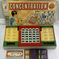 Concentration Game 1st Edition - 1959 - Milton Bradley - Great Condition