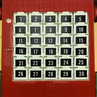 Concentration Game 1st Edition - 1959 - Milton Bradley - Great Condition